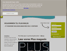 Tablet Screenshot of plus-bolig.dk